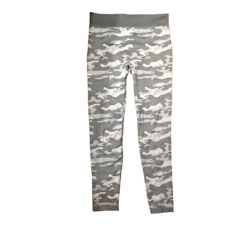 Xersion Lounge Leggings Grey Camo Size Large